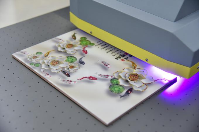Impressão multifuncional plástica do metal plástico cerâmico de vidro digital UV da madeira da máquina imprimindo da impressora A1